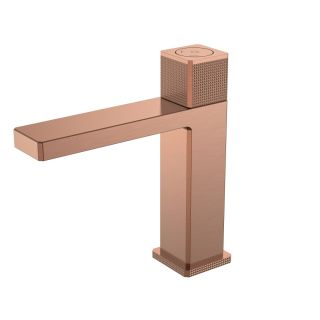 Смеситель для раковины Boheme Quad 159-CB автоматический брашированная медь